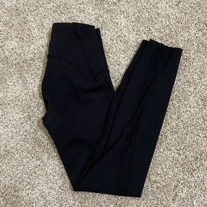 Black Mesh Lululemon Leggings